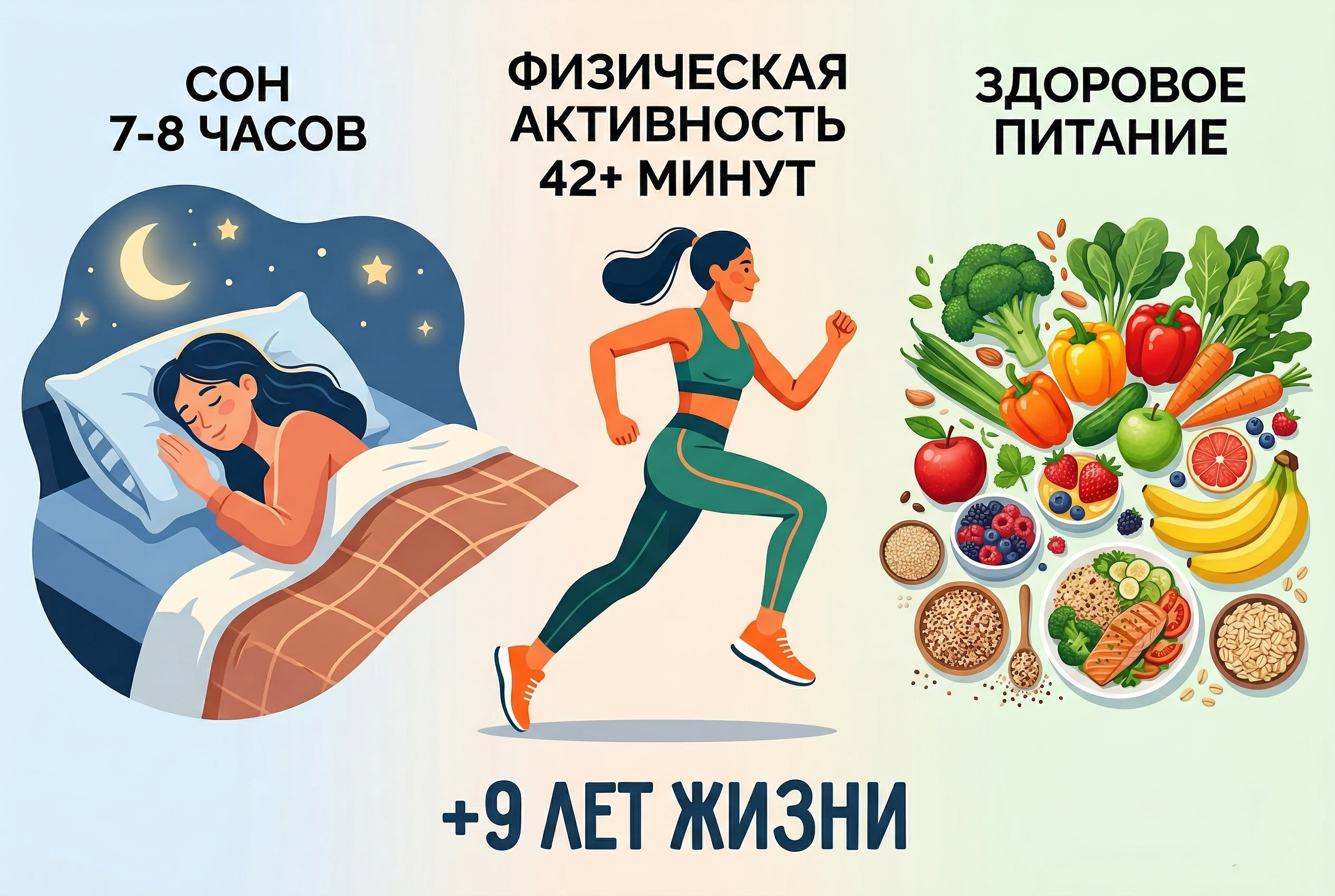 Названы увеличивающие продолжительность жизни факторы